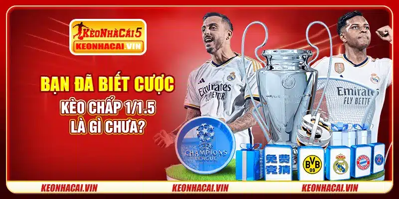 Bạn đã biết cược kèo chấp 1/1.5 là gì chưa?