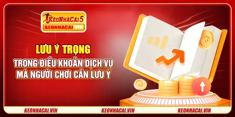 Lưu ý trọng trong điều khoản dịch vụ mà người chơi cần lưu ý